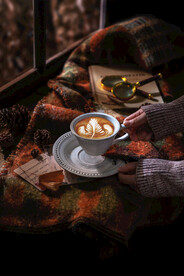 复古暗调咖啡饮品