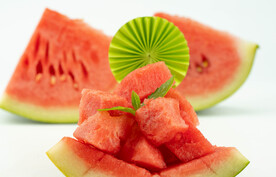 西瓜块摄影图