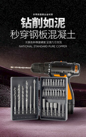 时尚五金机械工业风电钻钻头套组