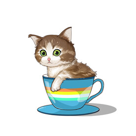 茶杯猫            