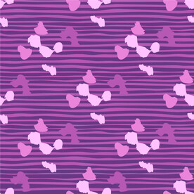 动物图案背景 脚印