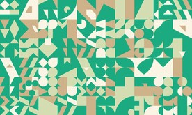 多彩几何抽象背景图片