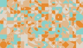 多彩几何抽象背景图片