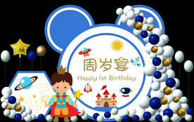 周岁宴背景