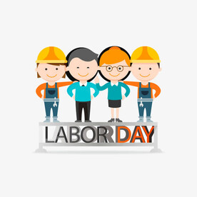 劳动节人物卡通形象