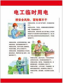 电工制度牌  四不干