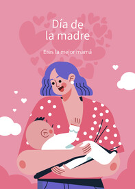 母亲节手绘海报