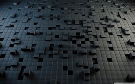 质感立方体背景