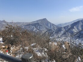 大山雪景