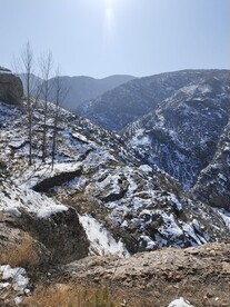 大山雪景 