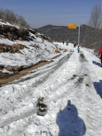 大山雪景