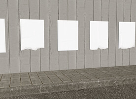 破碎做旧广告招贴