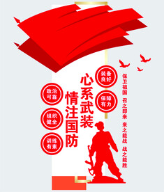 民兵文化墙