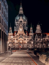 城堡建筑摄影--夜景