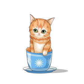 茶杯猫            