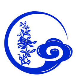 中式青花瓷图样