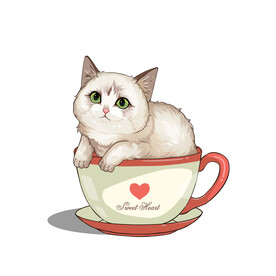 茶杯猫            