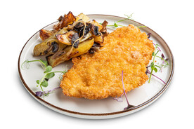 油炸鸡排美食