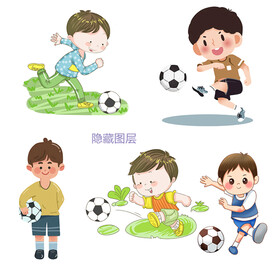 足球卡通