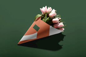 百合玫瑰鲜花捧花一束