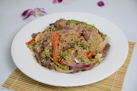 青椒牛肉蛋炒饭