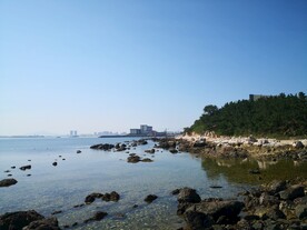 海边岛屿 海滩