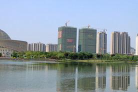 爱莲湖湿地公园风光