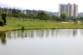 爱莲湖湿地公园风光