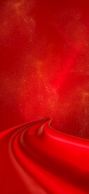 红色绸缎展架背景