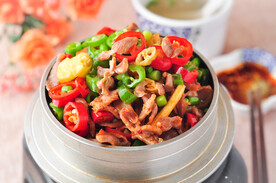 明炉鸡杂