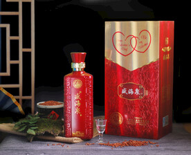 红色酒瓶