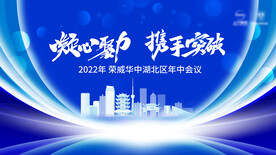 汽车销售年中会议kv