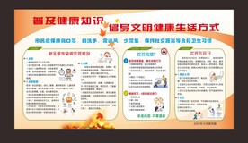 秋季健康教育宣传栏