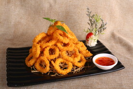 油炸虾圈美食