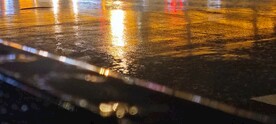 傍晚雨后的光影