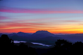  自然风景 夜景  夕阳