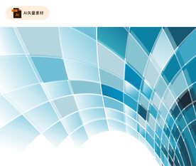 蓝色科技几何抽象背景