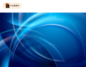 华丽蓝色矢量背景