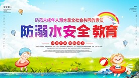 防溺水安全教育展板