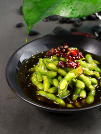 卤菜毛豆美食