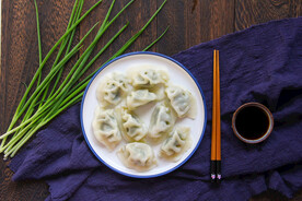 手工水饺美食