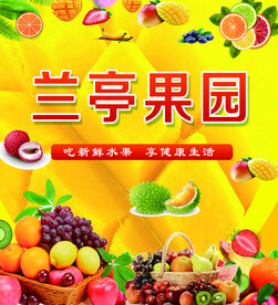 水果招牌 水果背景