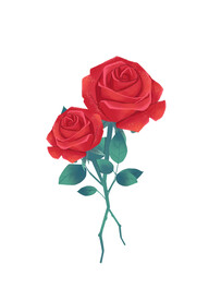 手绘花