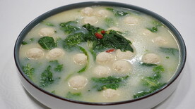 小白菜豆腐圆子