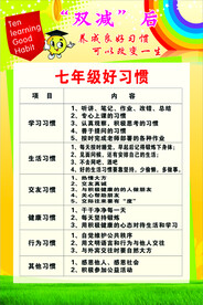七年级好习惯