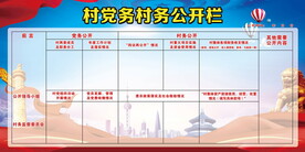 村务党务公开栏