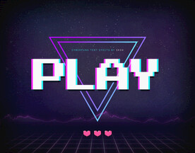 PS文字效果  样式 特效文字