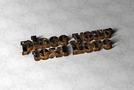 PS文字效果  样式 特效文字