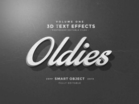 PS文字效果  样式 特效文字