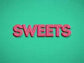 PS文字效果  样式 特效文字